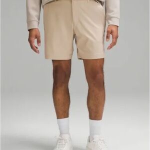 Lululemon Athletica Beige Flat Front Shorts